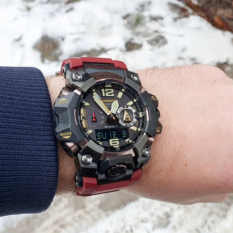 Casio G-Shock Master Of G-Land Solar Sunrise-Sunset Display Men's Watch- GWG-B1000-1A4